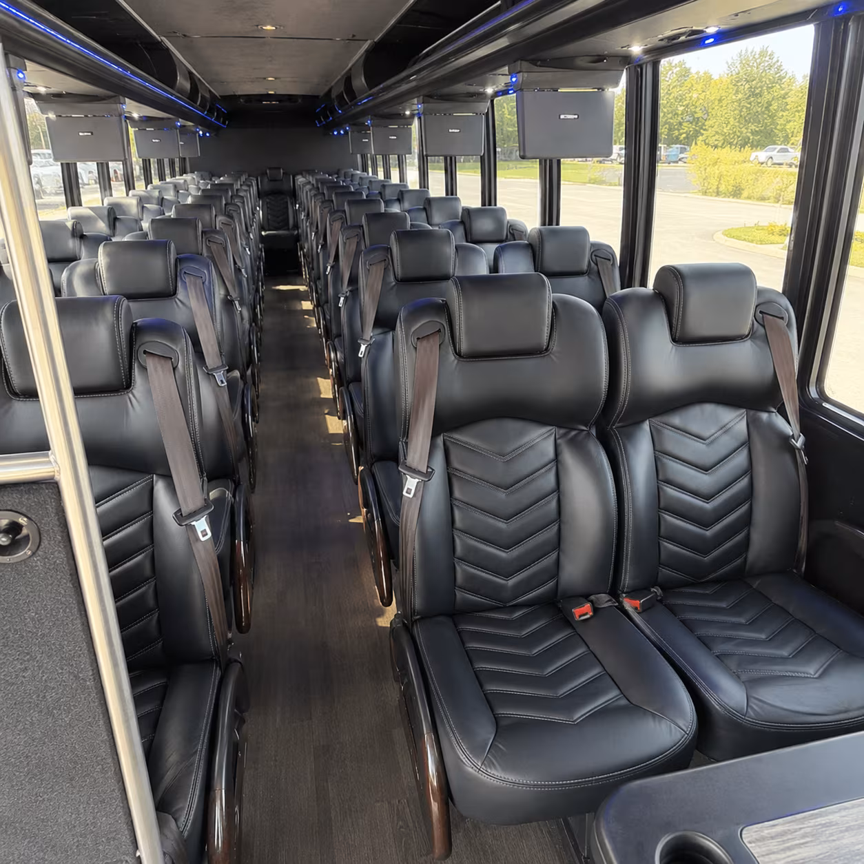 durham private event transportation onboard seating